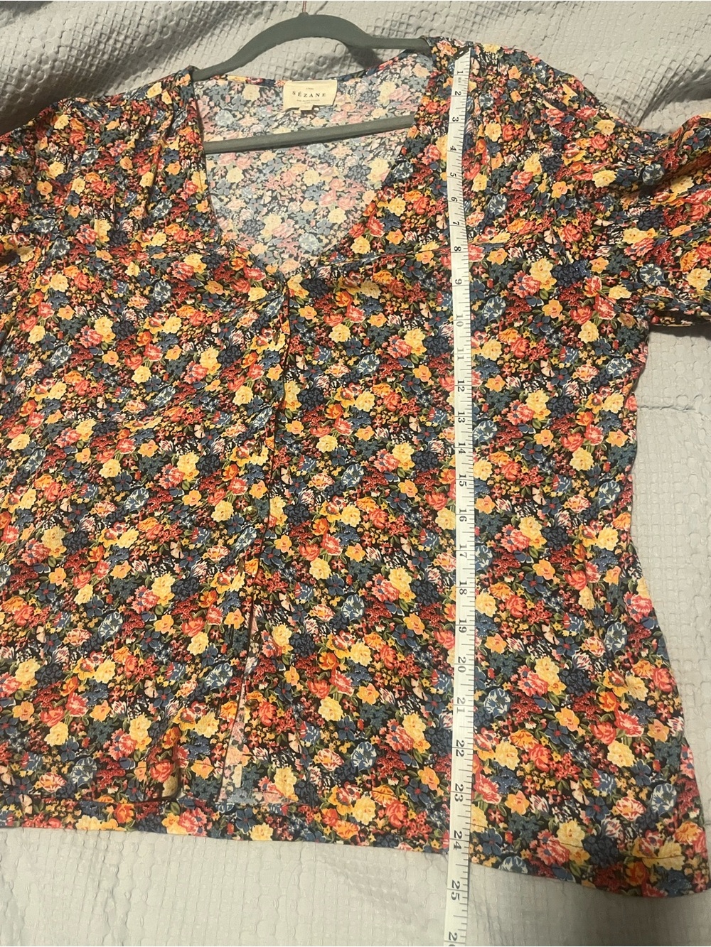 Sézane Paula Blouse in Sunflower Print - Picture 8 of 8